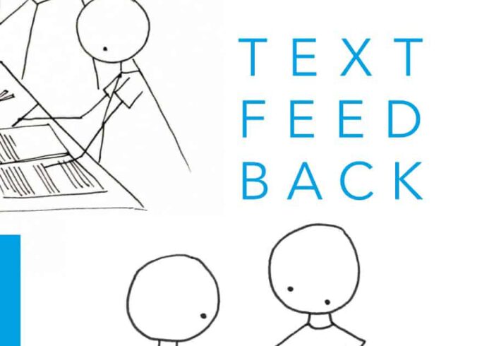 Cover des Themenhefts "Textfeedback" der Informationen zur Deutschdidaktik